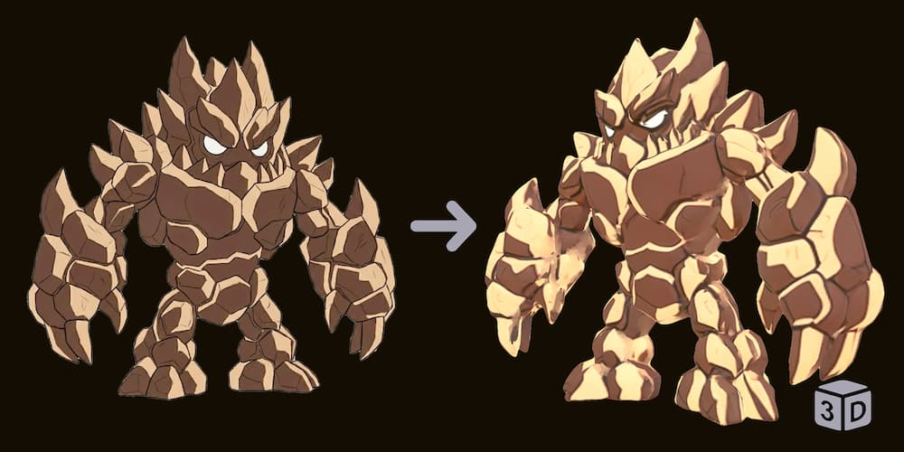 Flat image problem example